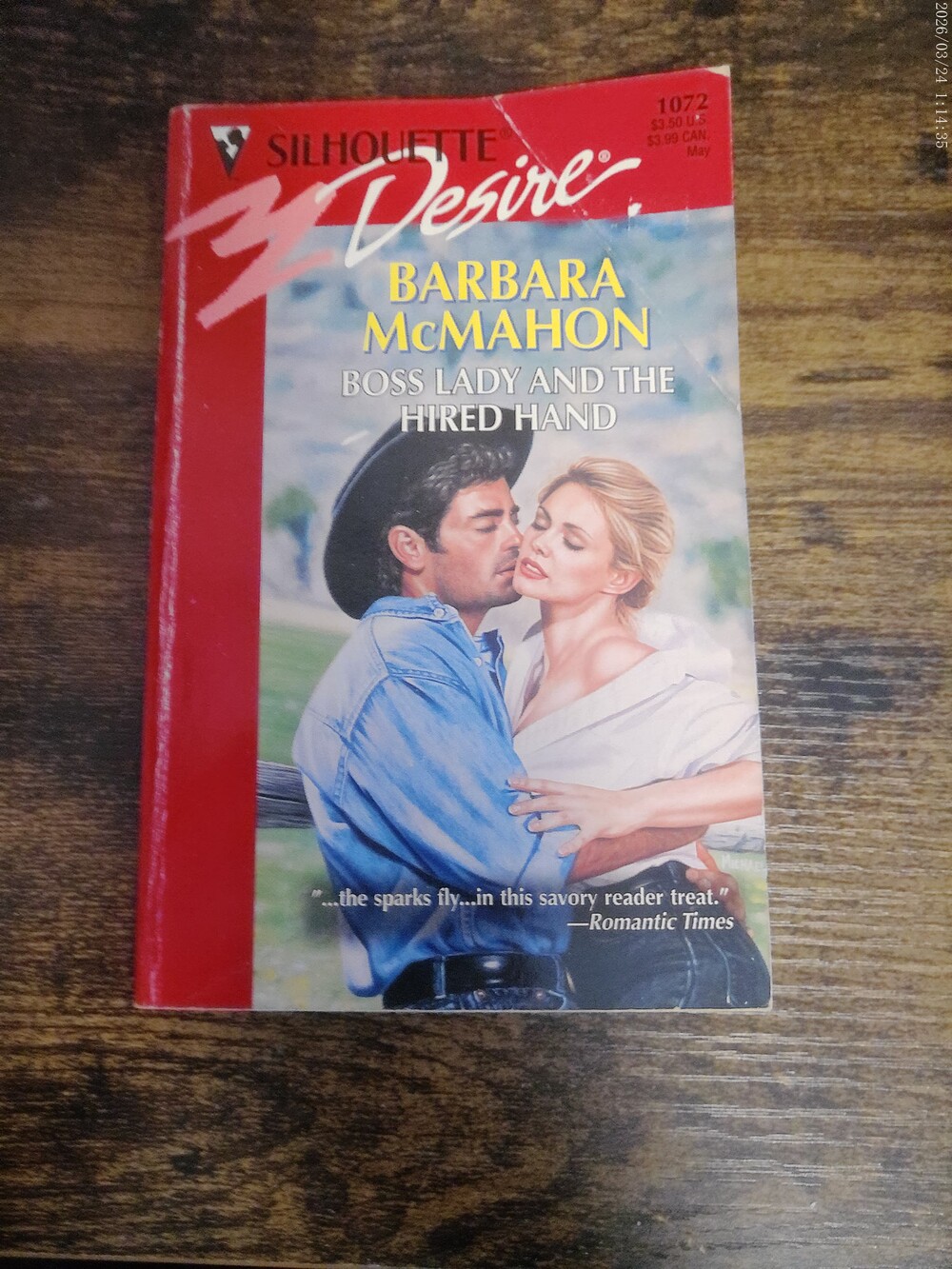 Boss Lady and the Hired Hand by Barbara McMahon